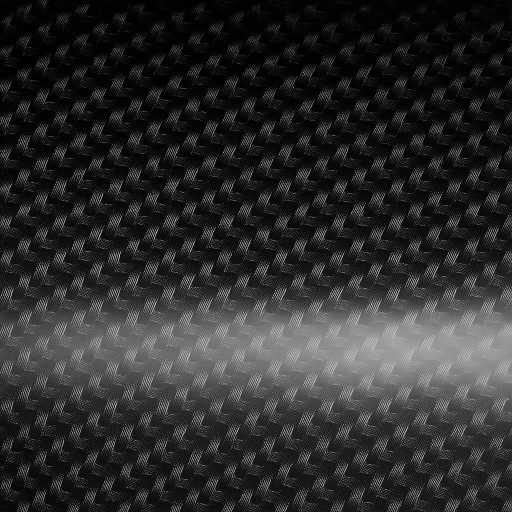 7D Super Glossy Black Carbon Fiber Vinyl Wrap 1FT x 10FT SelfAdhesive Sticker