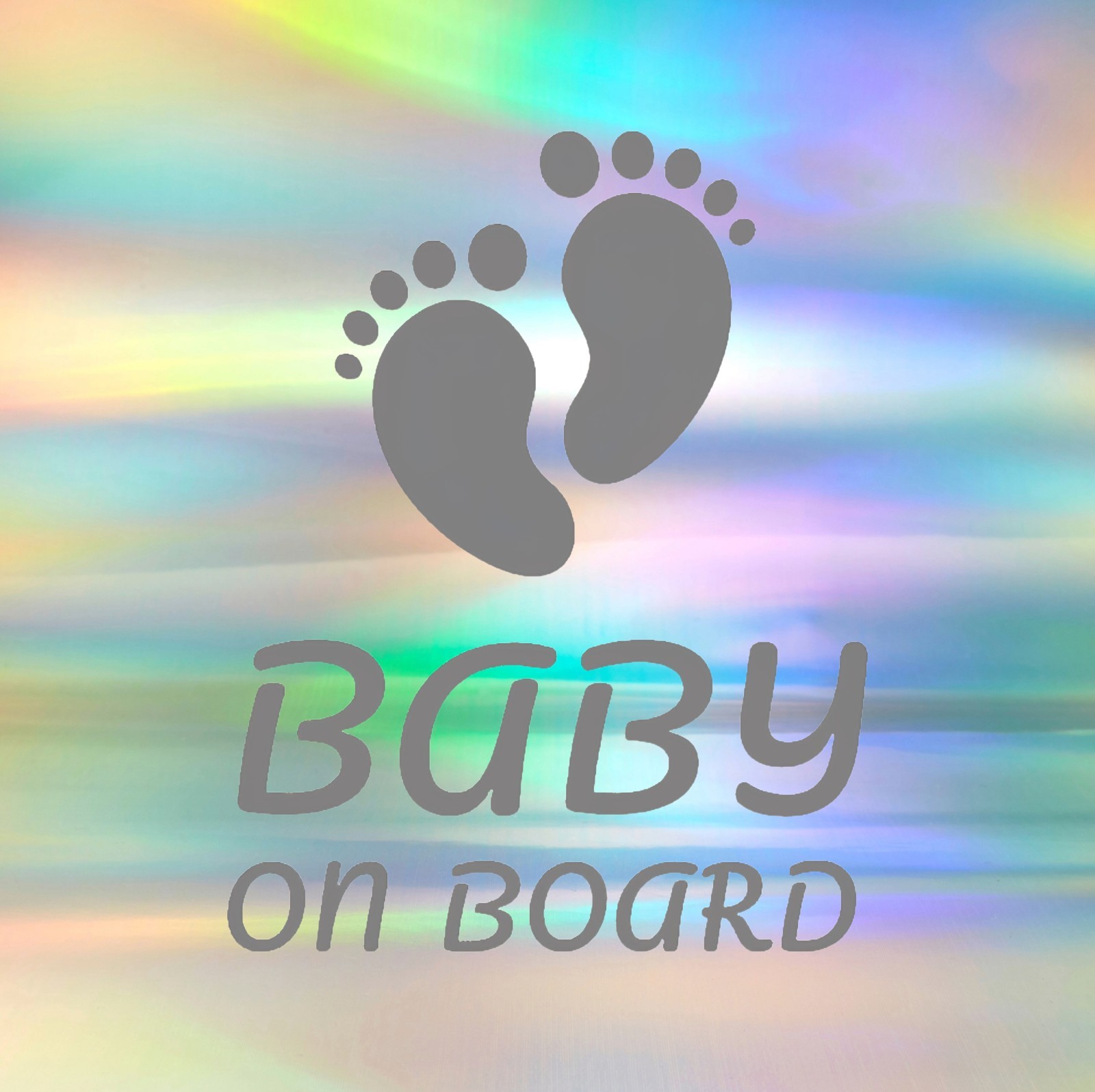 Baby on Board Car Vinyl Decal Sticker great for gifts and presents 4″ by 4″ inch