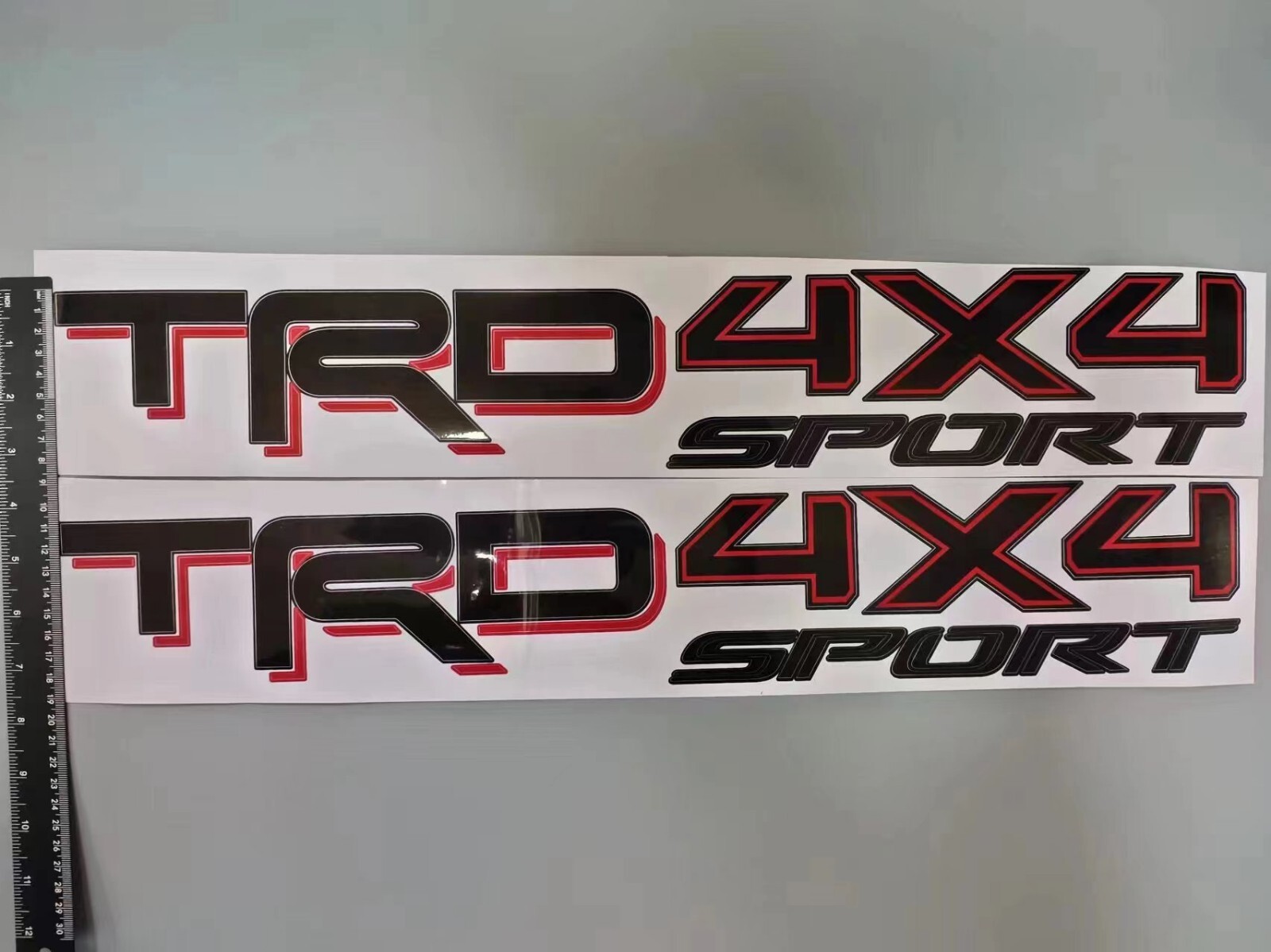 2PCs TRD 4×4 Sport Decal Set 2016 – 2020 Tacoma Tundra Truck Sticker Red Black