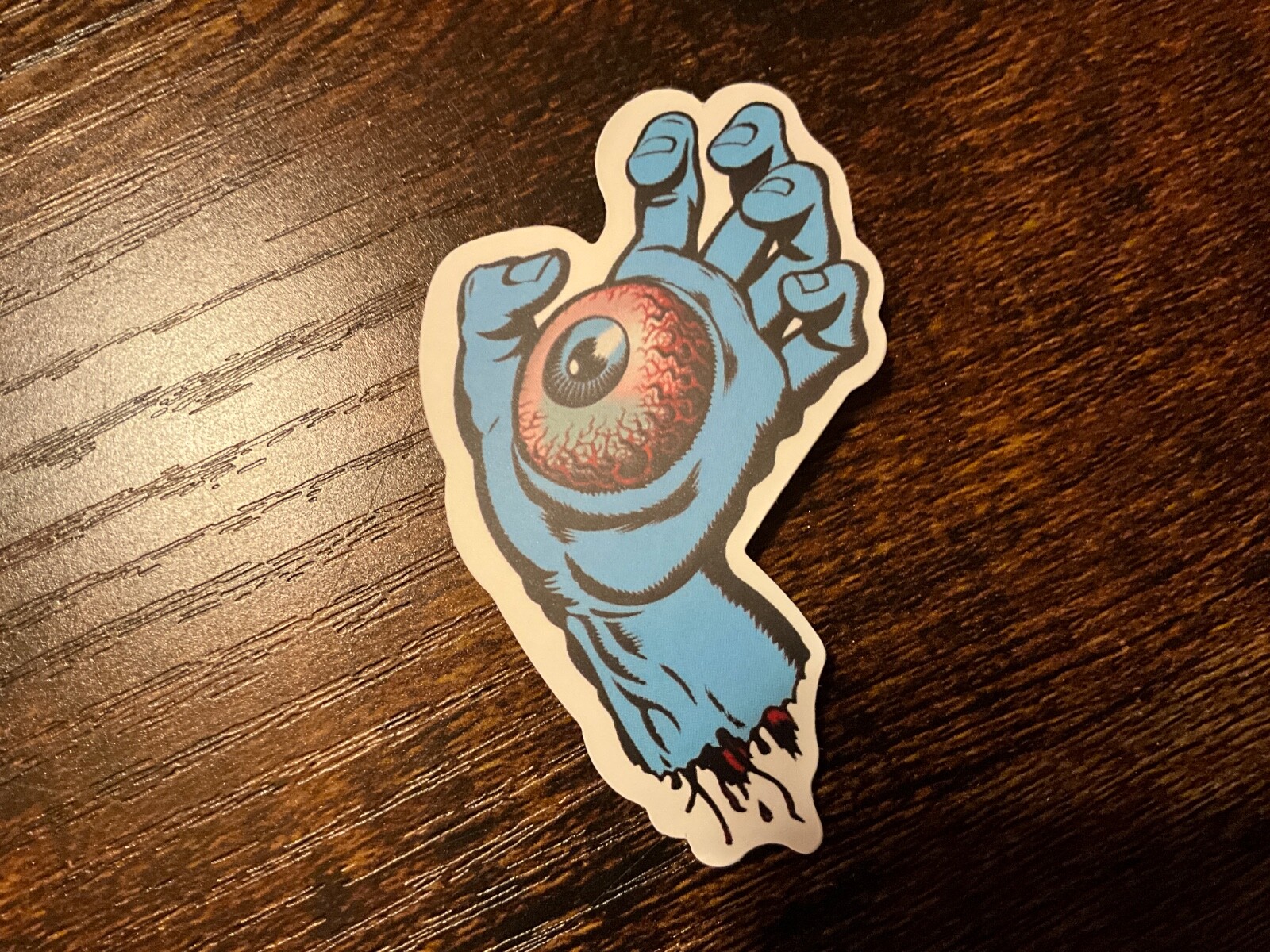 Motorcycle Sticker for Helmets or toolbox #5,487 Horror Scary Skull Skateboard
