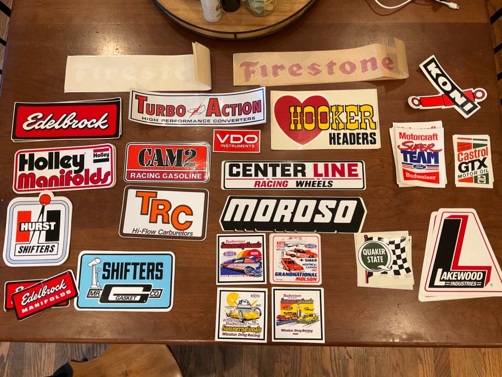 VINTAGE 1970-80s NHRA AUTO RACING DECALS STICKERS: U CHOOSE