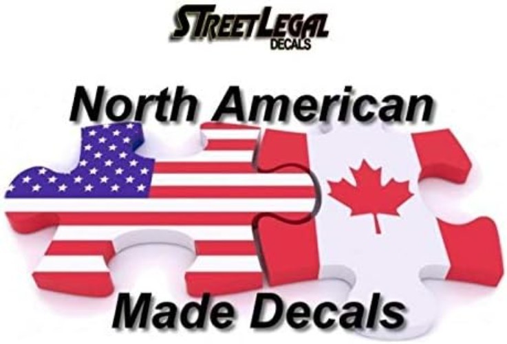 Old School Chrome Effect Vinyl Decals – 9″ Car & Vehicle Stickers