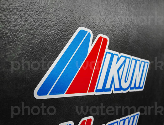 2x Mikuni Carburetor Stickers logos Decals pegatina autocollant aufkleber Briggs