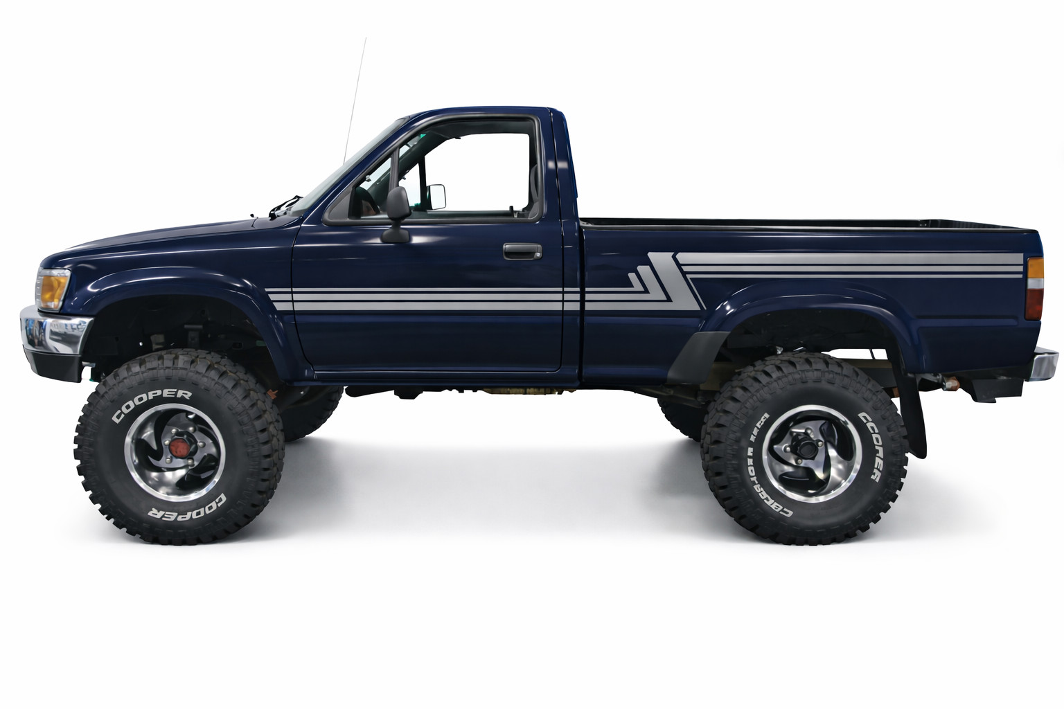 VINTAGE STYLE RETRO VINYL DECALS GRAPHICS FIT TOYOTA PICKUPS 89 to 94