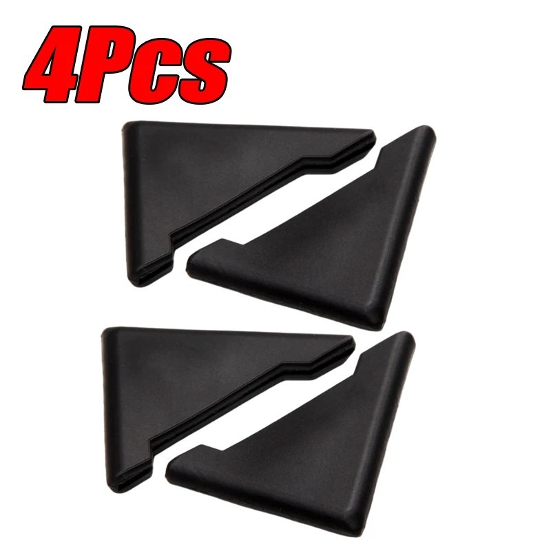 2/4pcs Silicone Car Door Corner Protectors – Anti-Collision Guard Covers