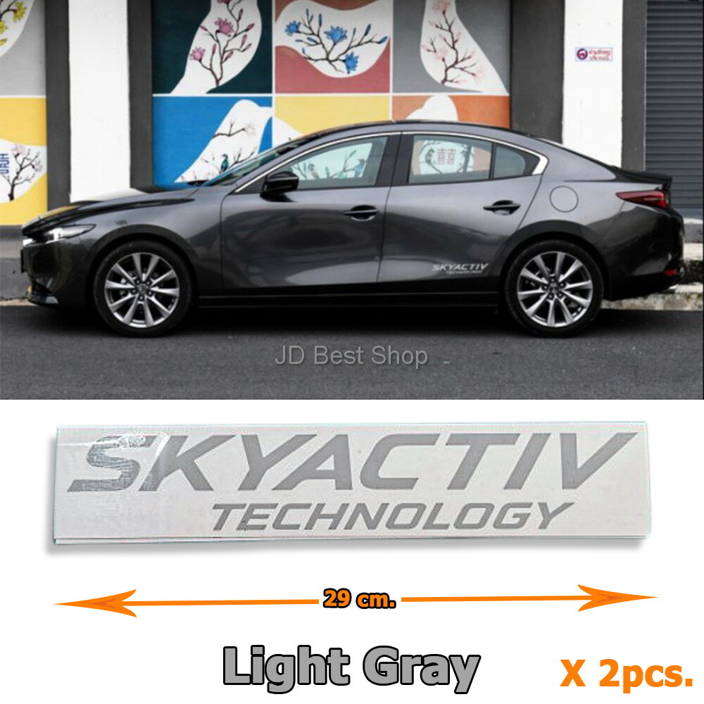 Sticker Diecut Vinyl JDM Style Jap For Mazda Speed Racing Skyactiv 29cm. x2pcs.