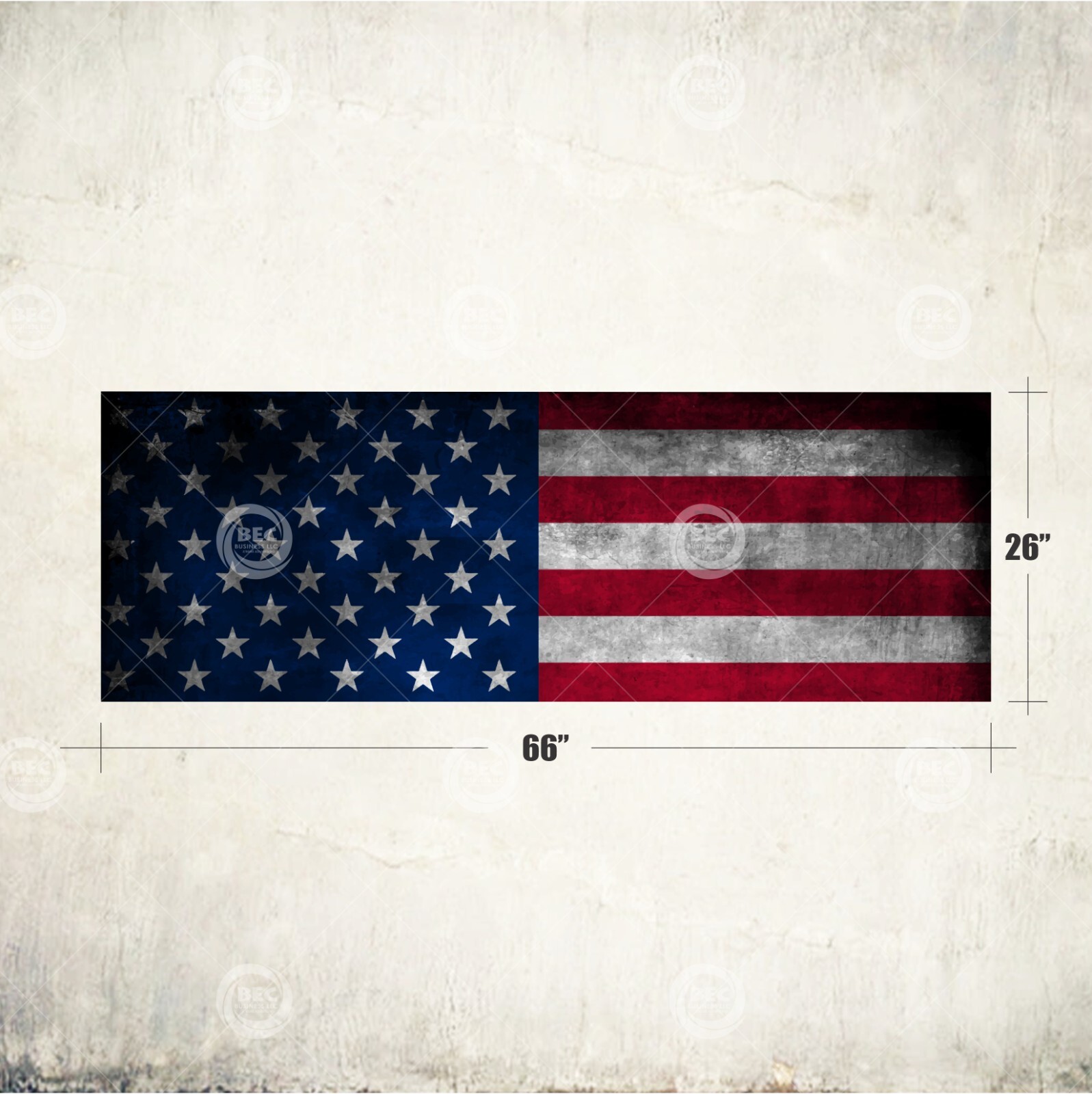 American Flag Tailgate Wrap Vinyl graphic laminated matte or glossy