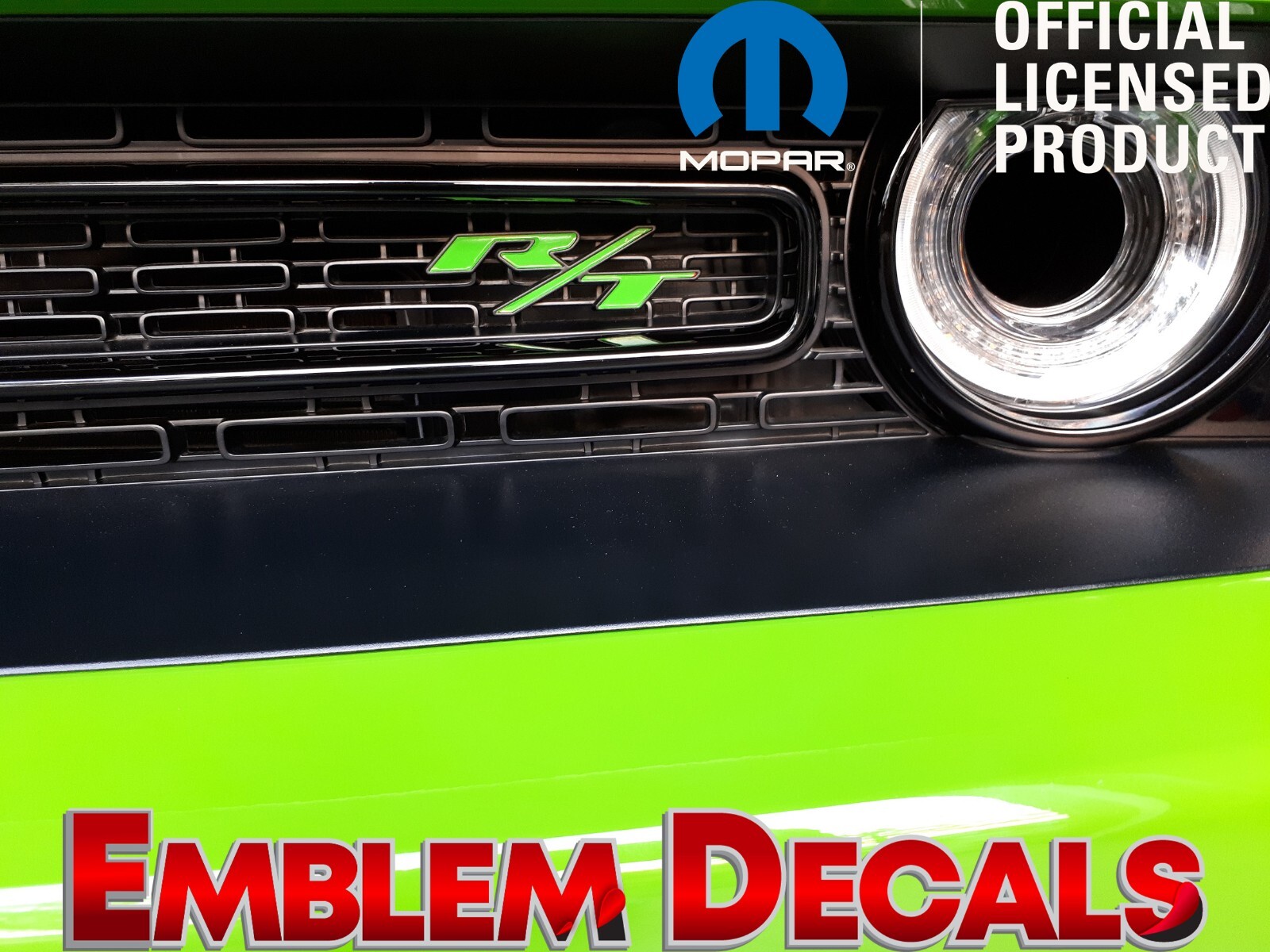 Dodge Challenger R/T Grill Decal 15 16 2017 2018 2019 2020 2021 2022 2023