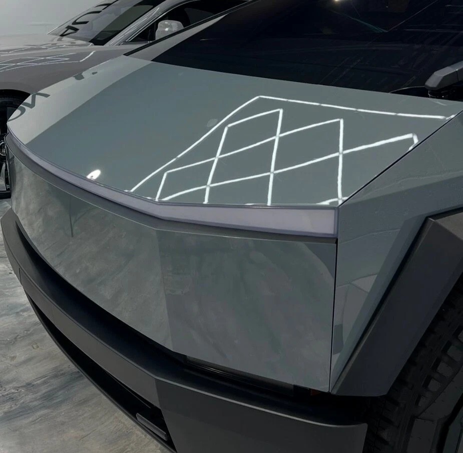 Cybertruck PreCut PPF Paint Protection Film Wrap Color Change AMG China Blue