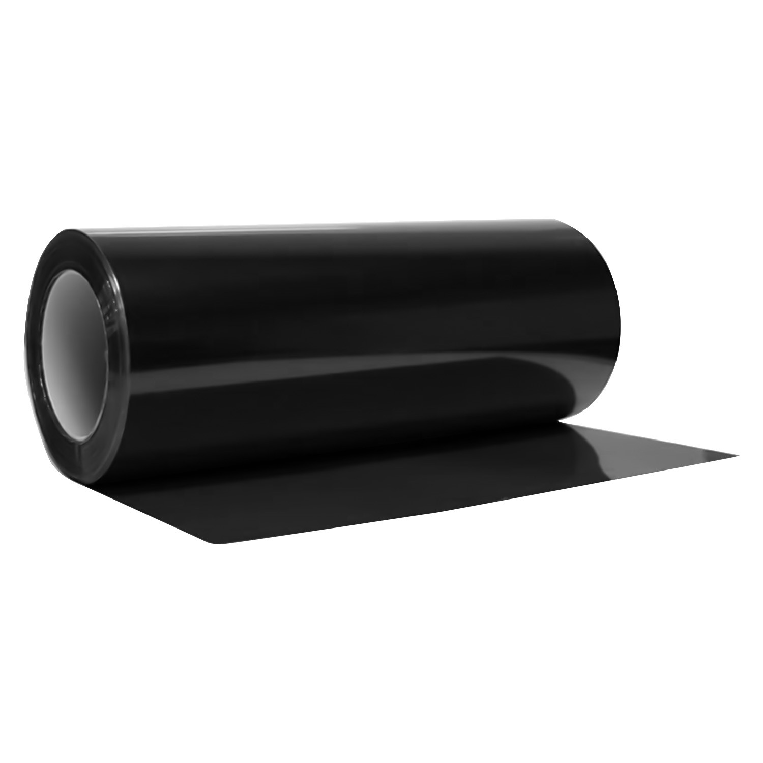 Black Vehicle Light Tint Film Headlight Fog Light Taillight Shiny Accessories