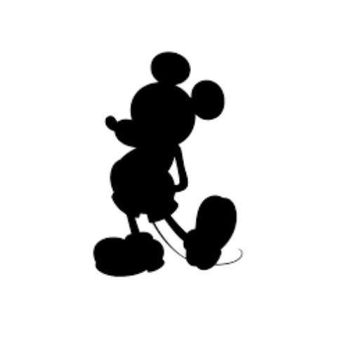 Mickey Silhouette Vinyl Decal Sticker Choose Size and Color