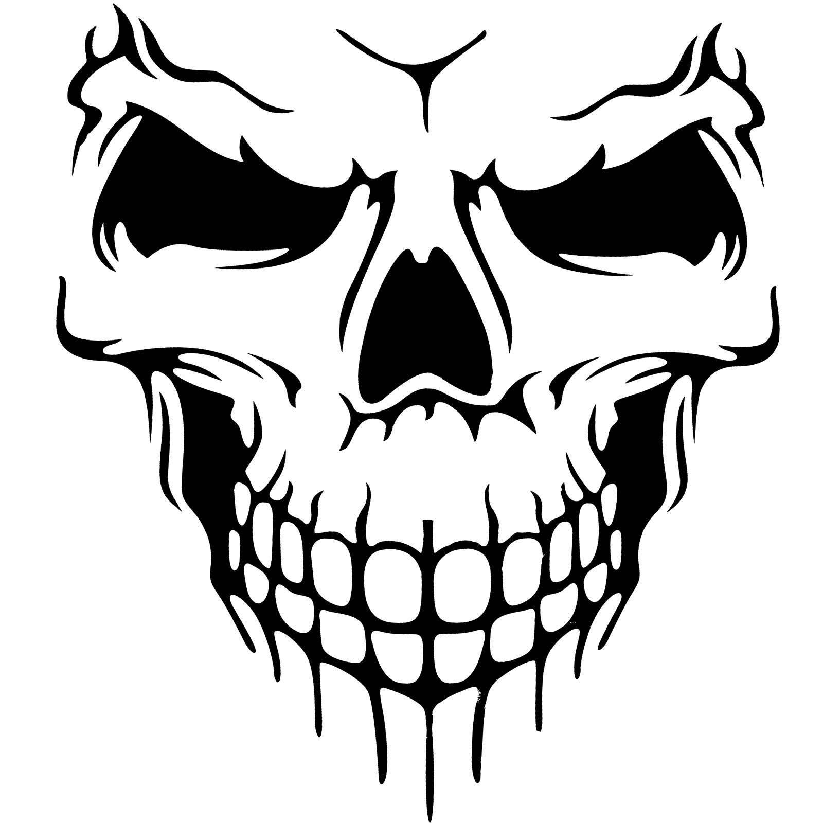 2x Reflective Skull Vinyl Side Door Tailgate Sticker Trim For Jeep Wrangler JK