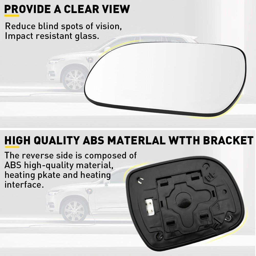 1/2Set Driver Left Mirror Power Side Glass Fits Lexus 2004-09 RX300 RX330 RX350