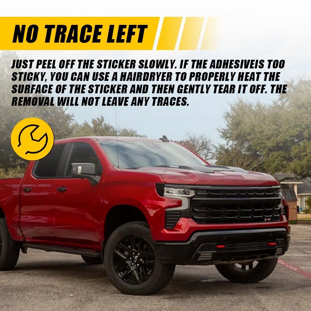For 2022-2025 Chevrolet Silverado Smoked Headlight Side Marker Vinyl Tint Decals