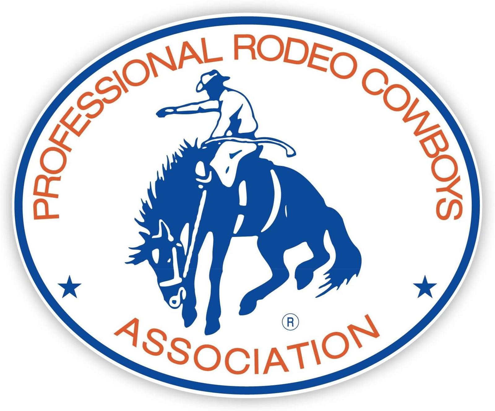 PRCA Professional Rodeo Association 4″x5″ Vinyl Sticker Decal Bull Rider Cowboy