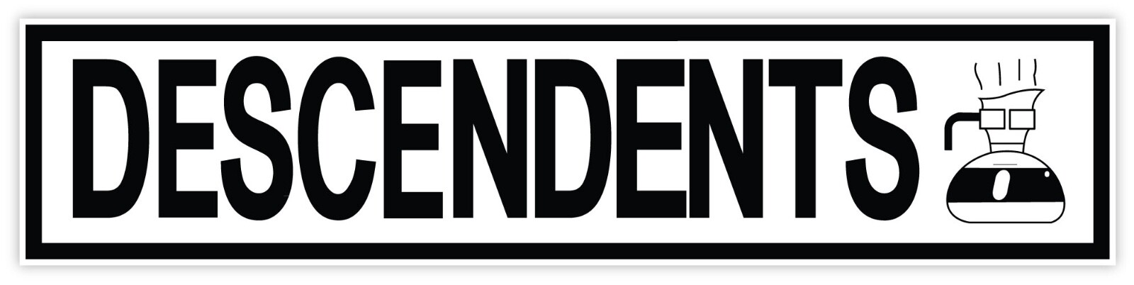 Descendents sticker decal 8″ x 2″