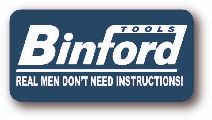 BINFORD HARD SMALL 2″ HARD HAT BUMP CAP BINFORD TOOLS Blue Sticker High Quality