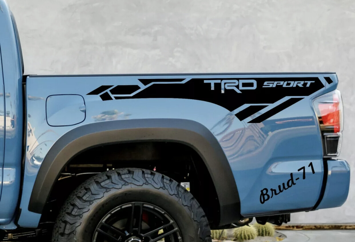 2016-2022Toyota Tacoma TRD SPORT Side Bed Vinyl Decals Stickers Graphics Stripe