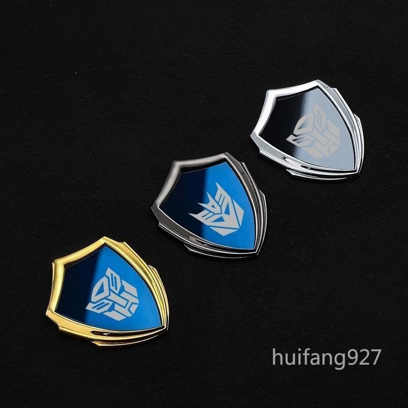 3D Metal Transformers Auto Car Front Hood Rear Trunk Lid Body Badge Emblem Decal