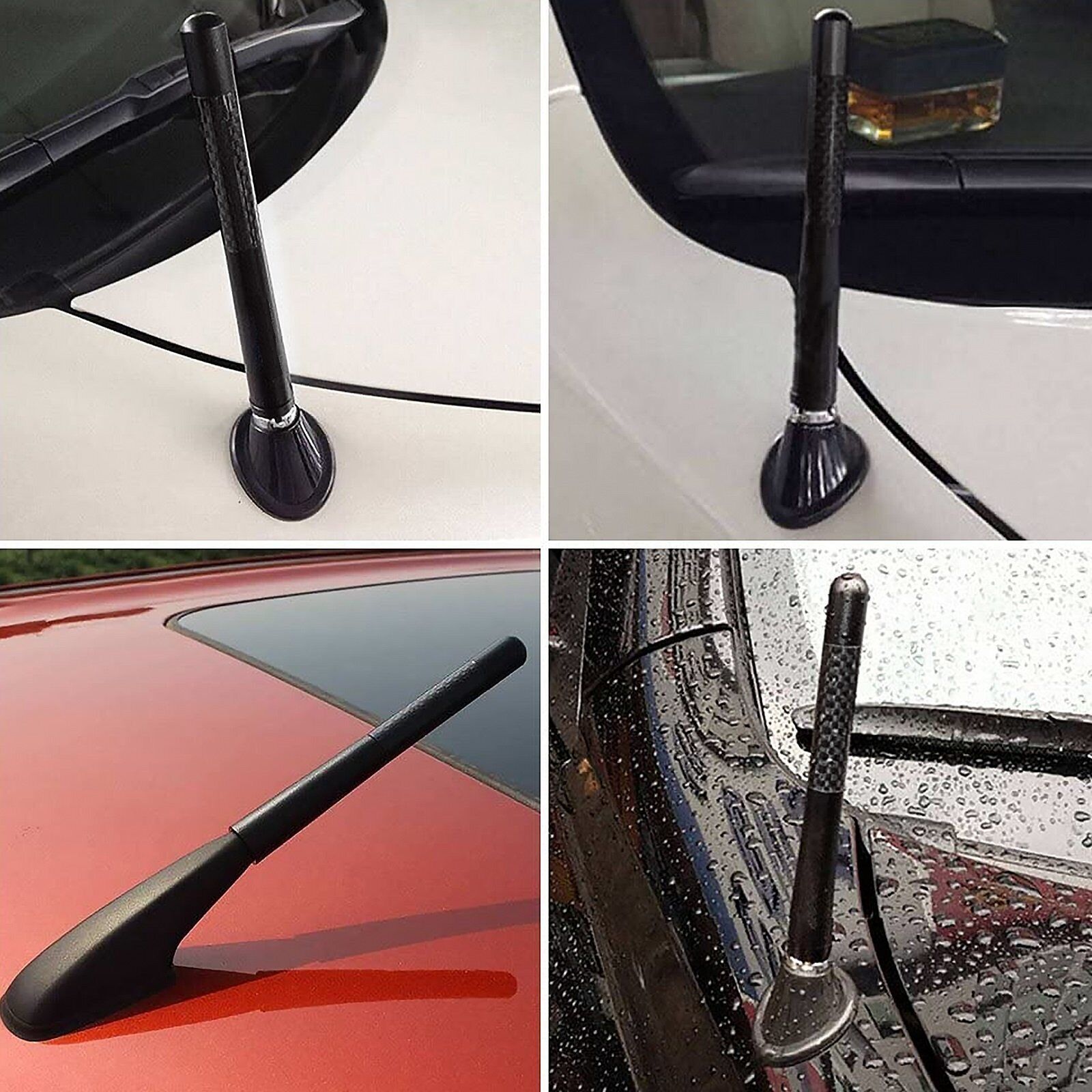 4.7”/12cm Short Black Antenna Mast Radio AM/FM FOR CHEVROLET SILVERADO 1500
