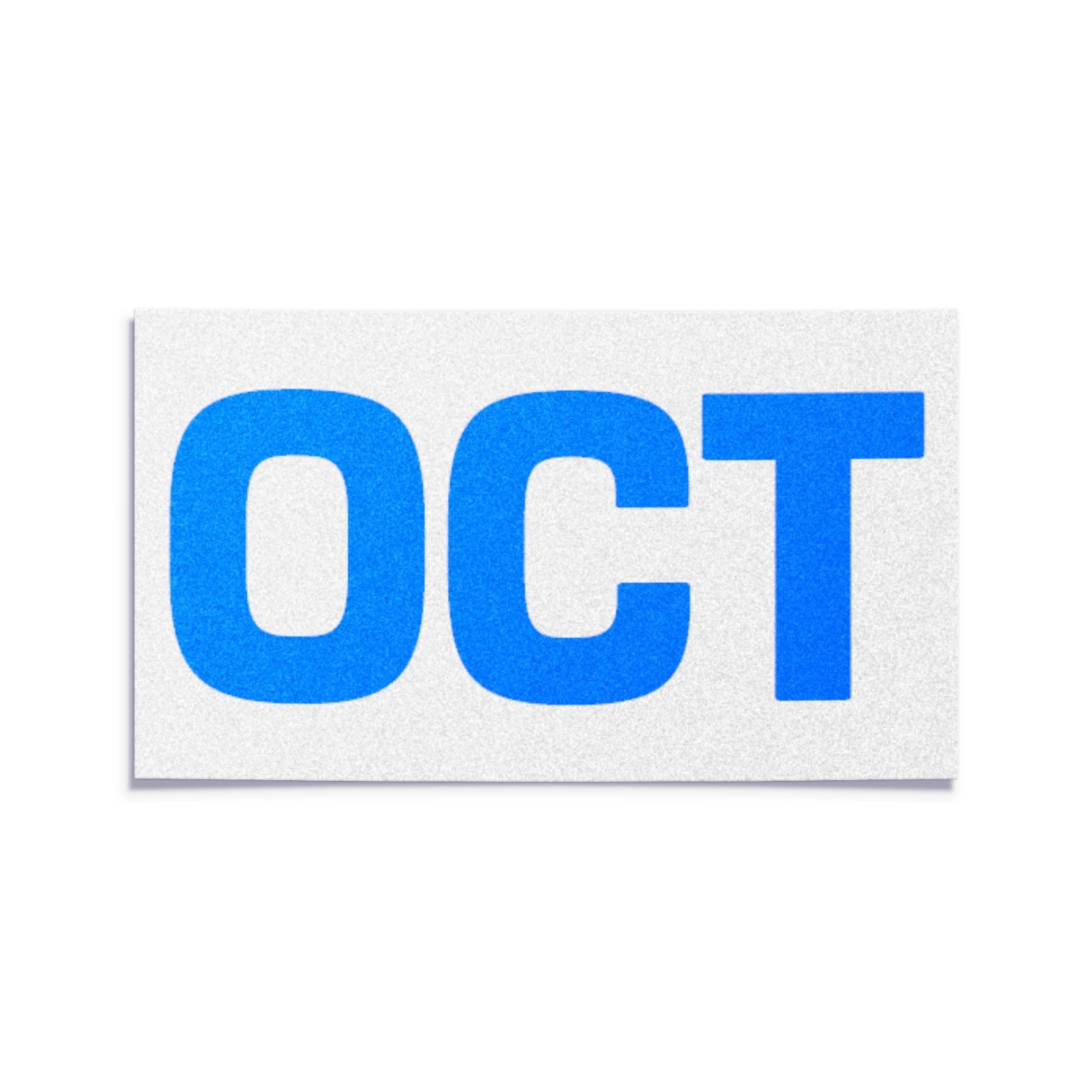 OCTOBER – California License Plate BLUE Month Sticker – DMV Registration Tag