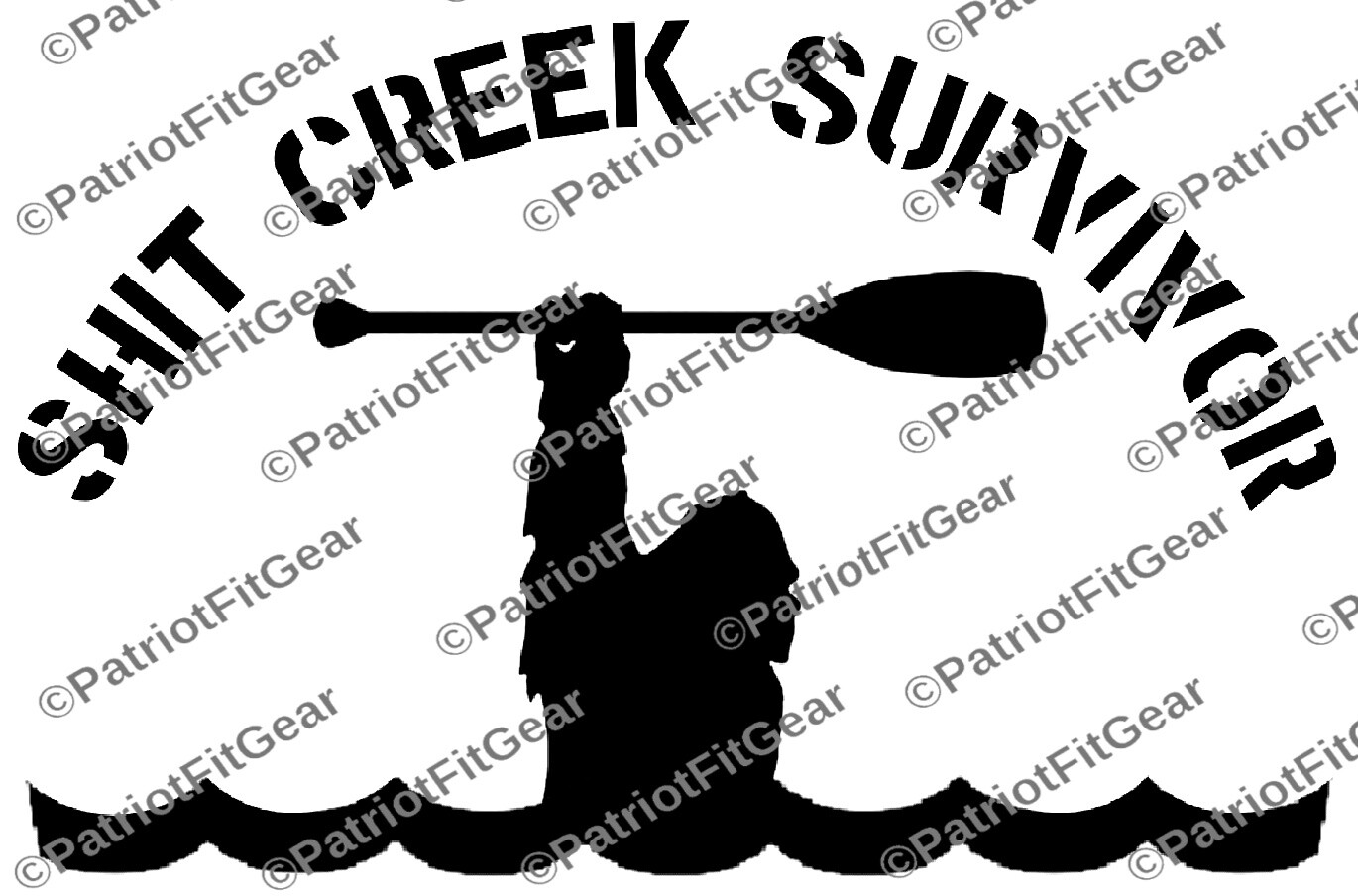 Bigfoot,Sh*t Creek Survivor,Kayaking,Canoeing,Camping,Hiking,Custom Vinyl Decal