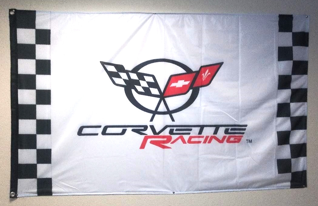 CORVETTE C5 CHECK FLAGS 3FT X 5FT 1997-2004 CORVETTE C1 C2 C3 C4 C5 C6 C7