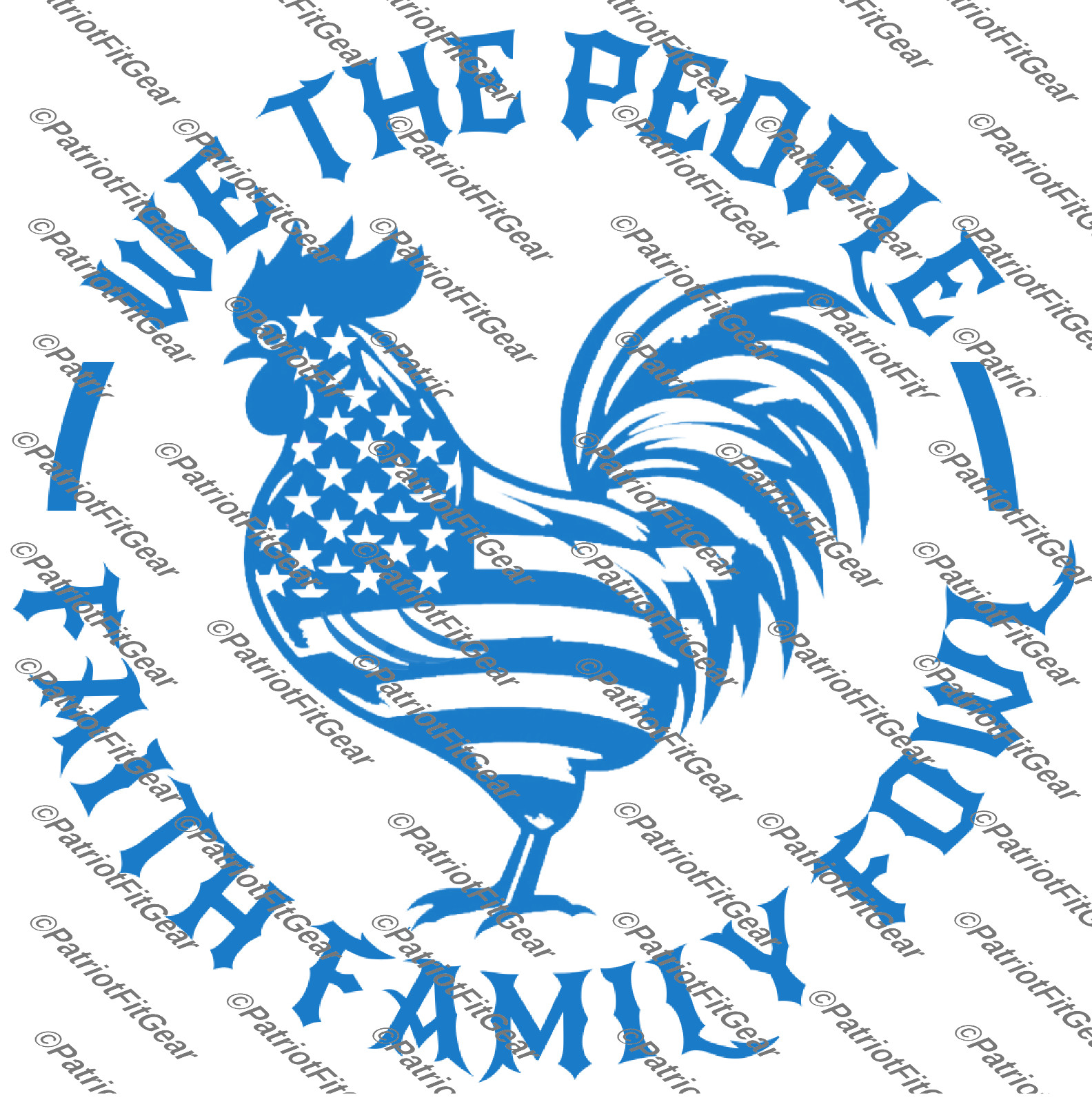 Chicken,We The People,Faith Family,Hen,Chicks, Fowl, Poultry Farm,Vinyl Decal