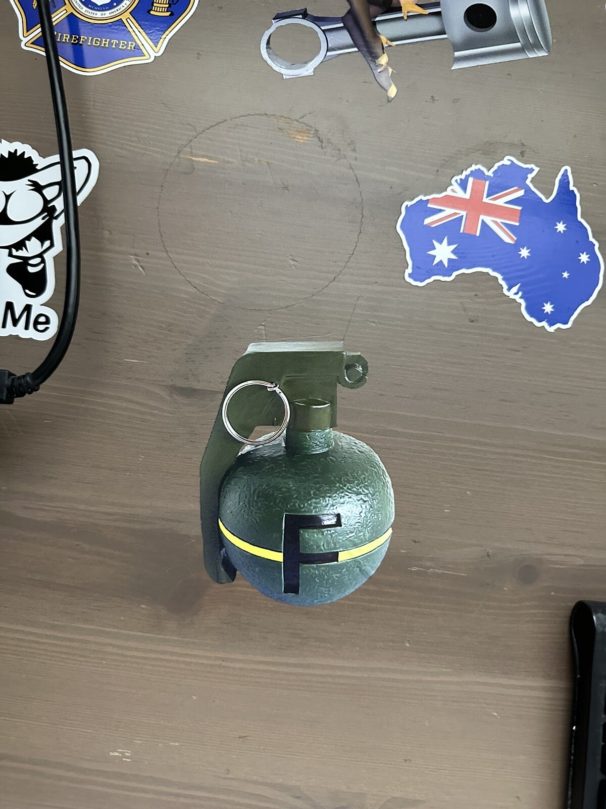 F BOMB DF-37 GRENADE STICKER BUMPER STICKER TOOLBOX STICKER LAPTOP STICKER