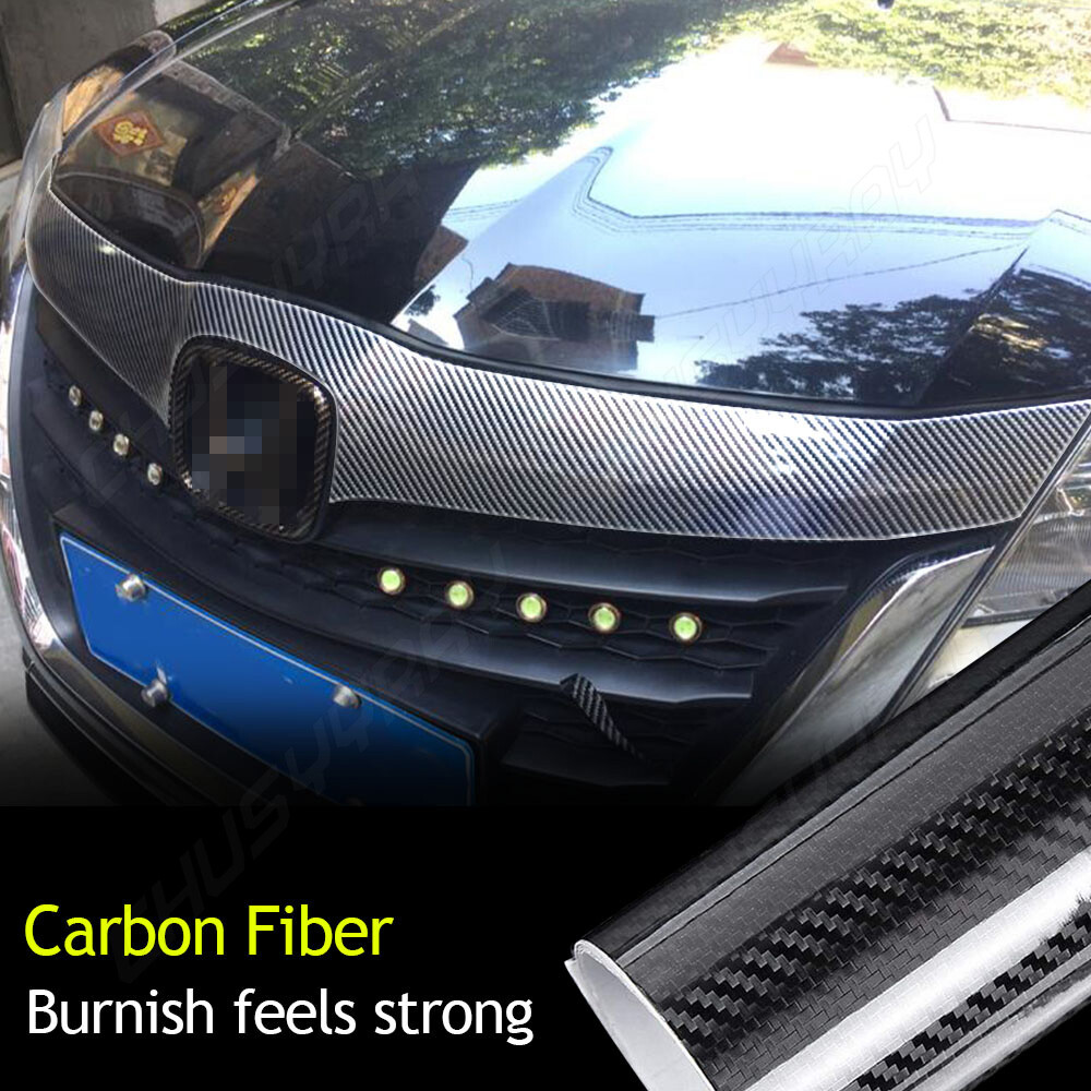 Carbon Fiber Vinyl Car Auto 7D Glossy Wrap Sheet Roll Film Sticker Decal Paper