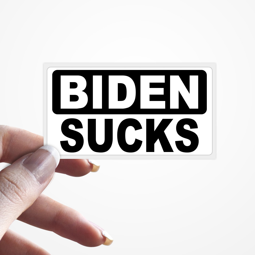 BIDEN SUCKS Political Stickers Fck Joe Decals Election Prank Gag Kamala 50 Pack