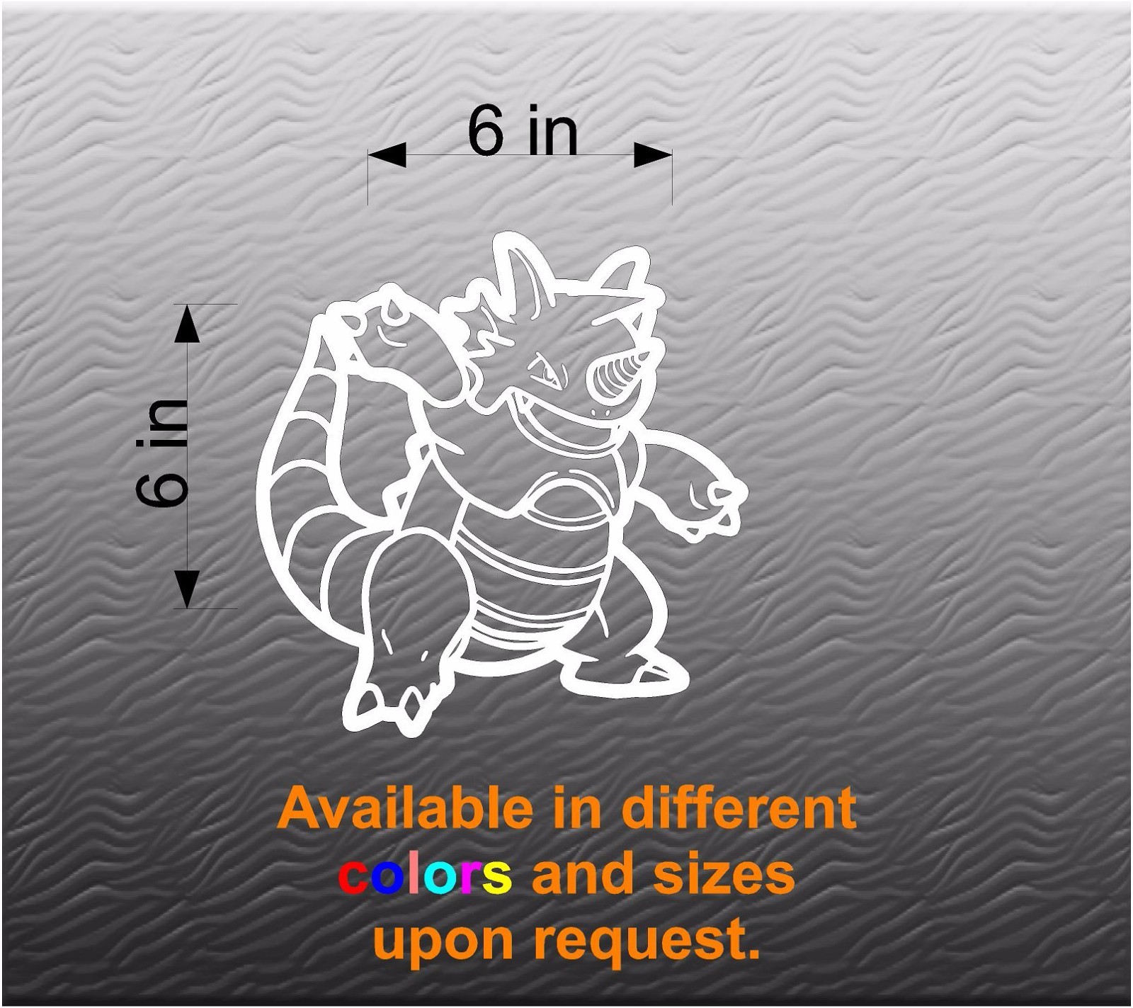 Vinyl Decal Sticker. Car, Window, Wall… 112 Rhydon (6″ x 6″)