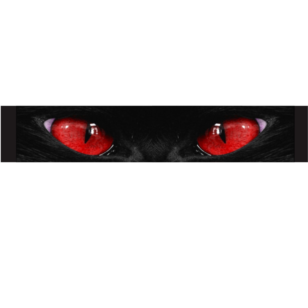 Car Window Banner Front Windshield Sticker Sun Visor Vinyl Decal Strip Cat’s Eye