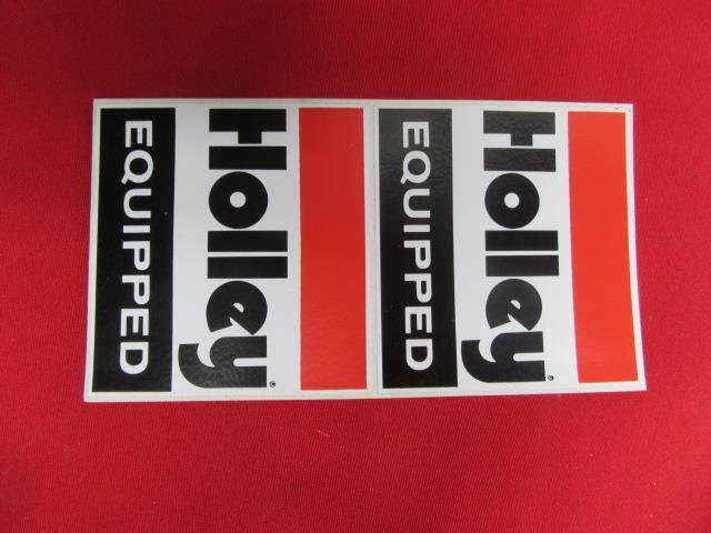 NOS Vintage Holley Equipped Decal 3.5″ x 3.5″ Drag Racing Rod Shop NHRA