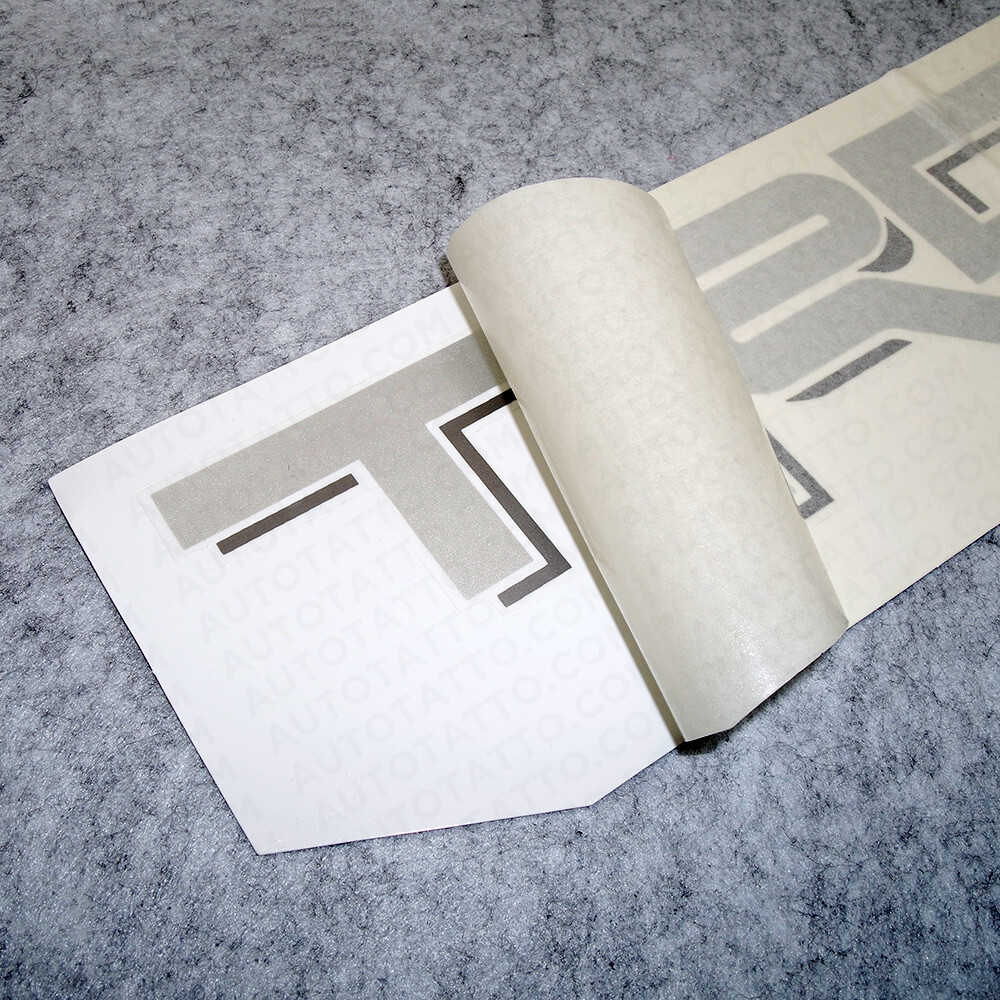 2x 3D TRD 4×4 Sport Dark Grey Pickup Side Bed Truck Logo Sticker Decal Limited