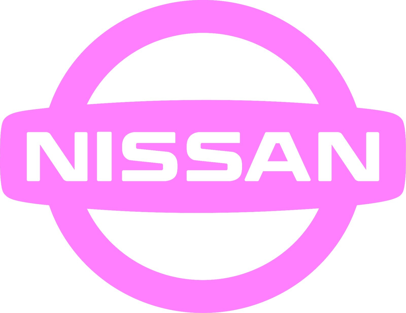Custom Nissan Badge Emblem Die Cut Vinyl Decal Multiple Colors and Sizes
