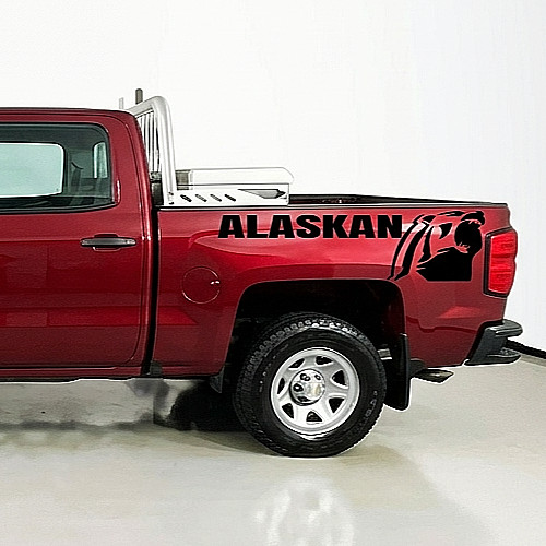 Chevrolet Alaskan Bedside Decals – 2 Pcs – Large – For Tahoe, Silverado, etc.