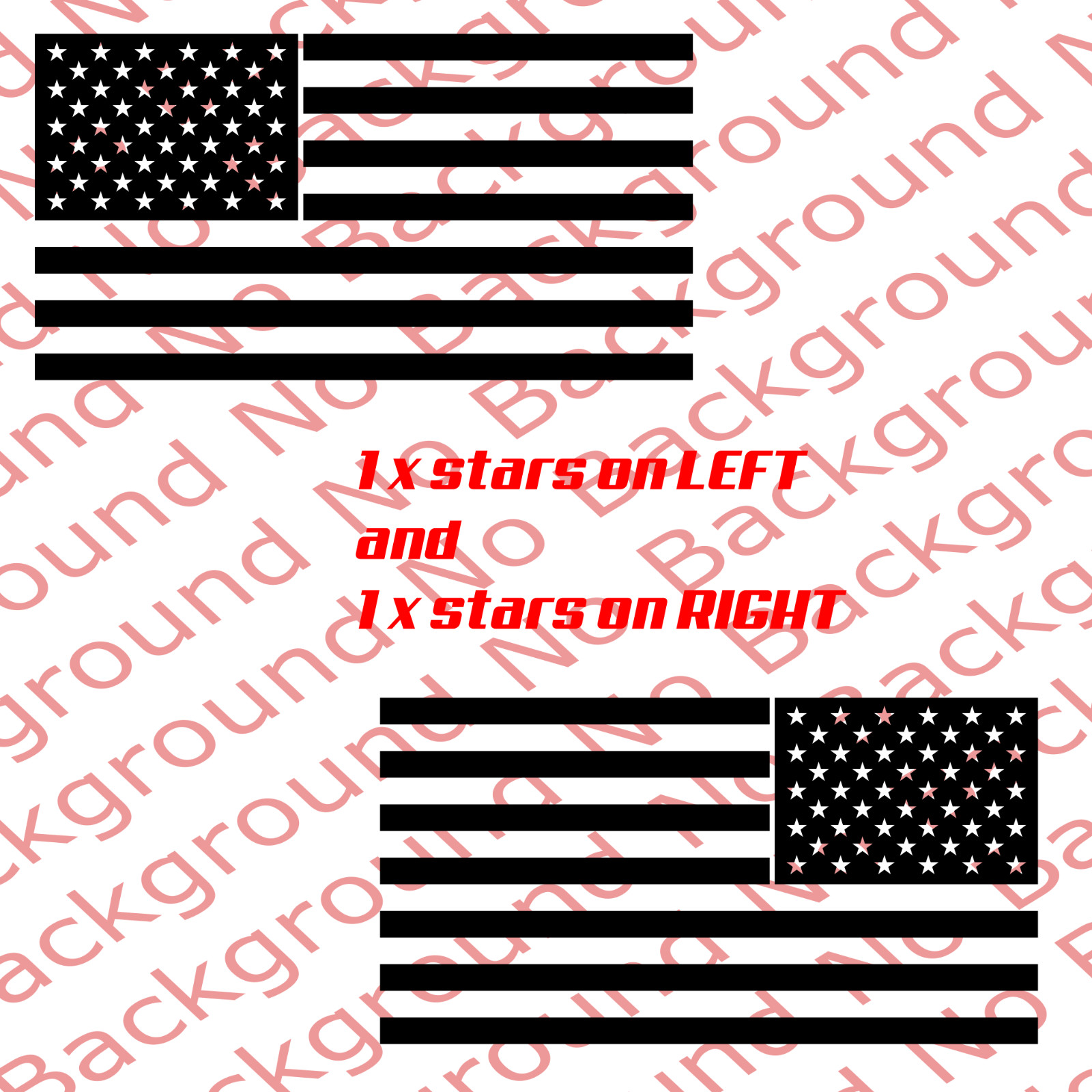 American USA Flag Vinyl Decal Sticker Car Truck Window Fender Patriotic US020