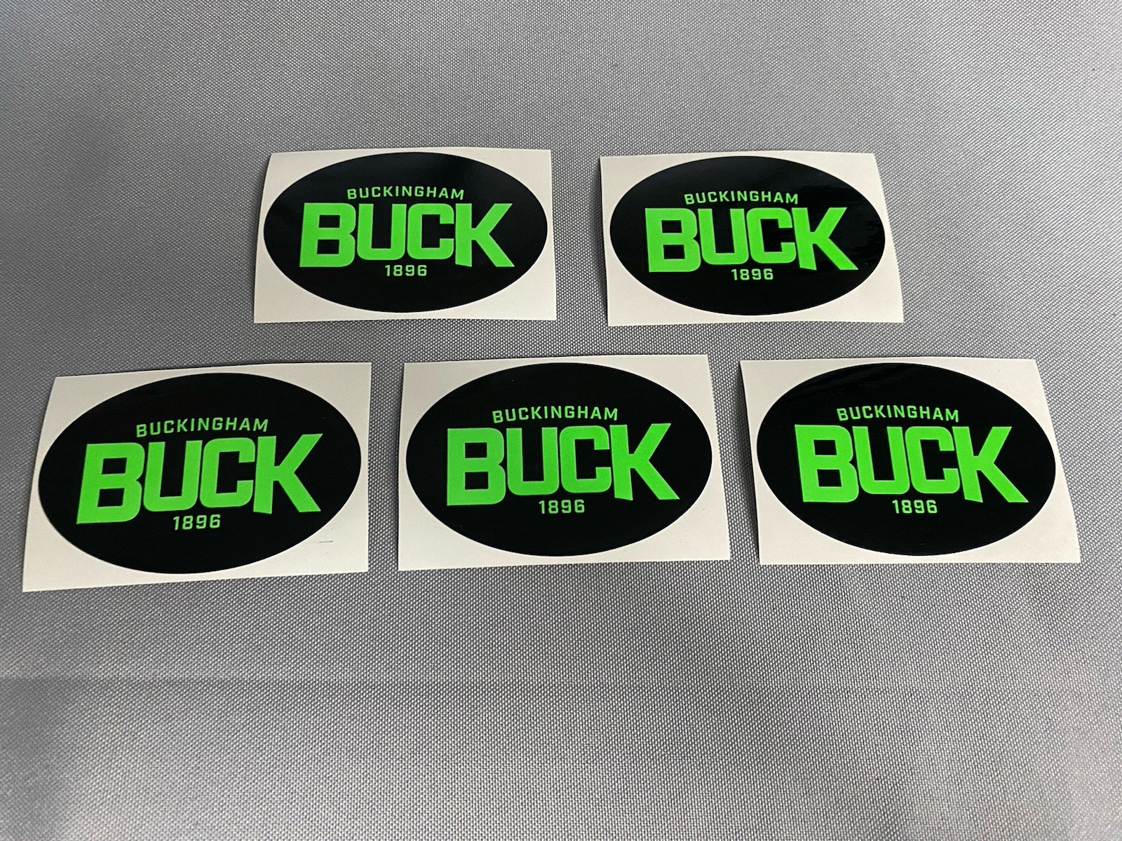 5 pk Buckingham Buck Hard Hat Stickers – Lineman Arborist Electrician Substation