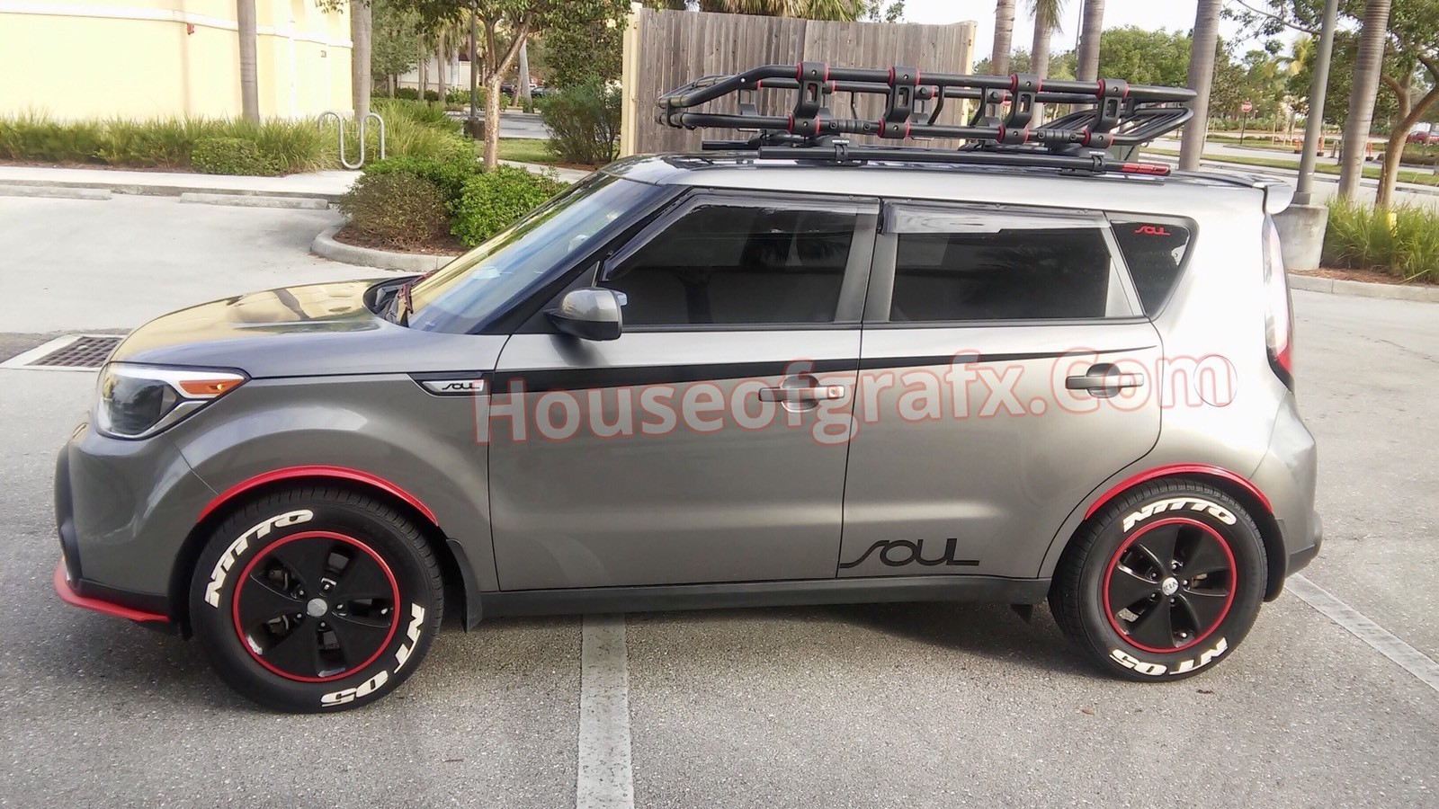 Upper Body Accent Stripe Stripes Decal Decals fit any 2014 or 2015 Kia Soul