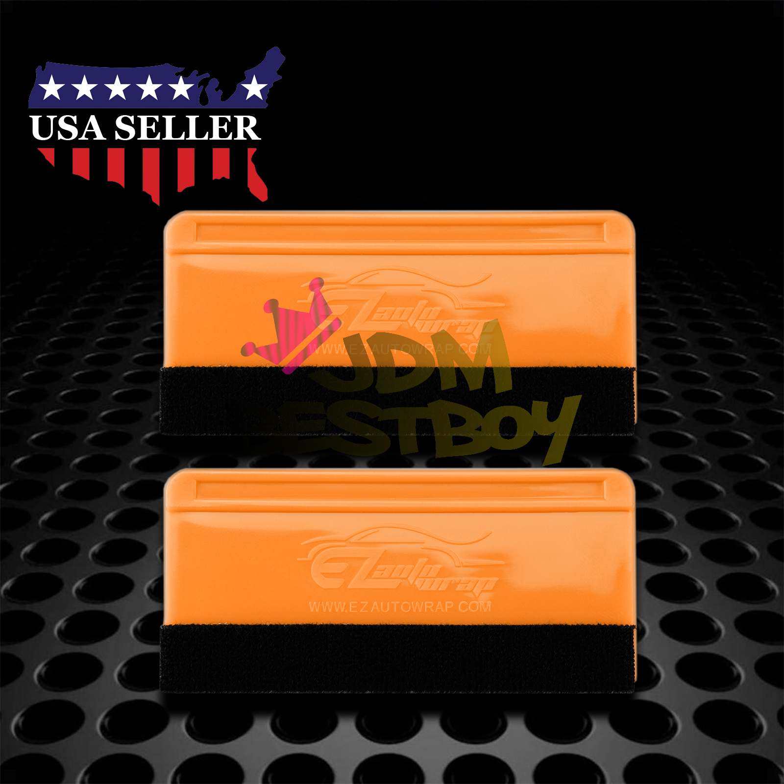 2x Mini Felt Edge Squeegee Scraper Vinyl Wrap Decal Sticker Application Car Tool