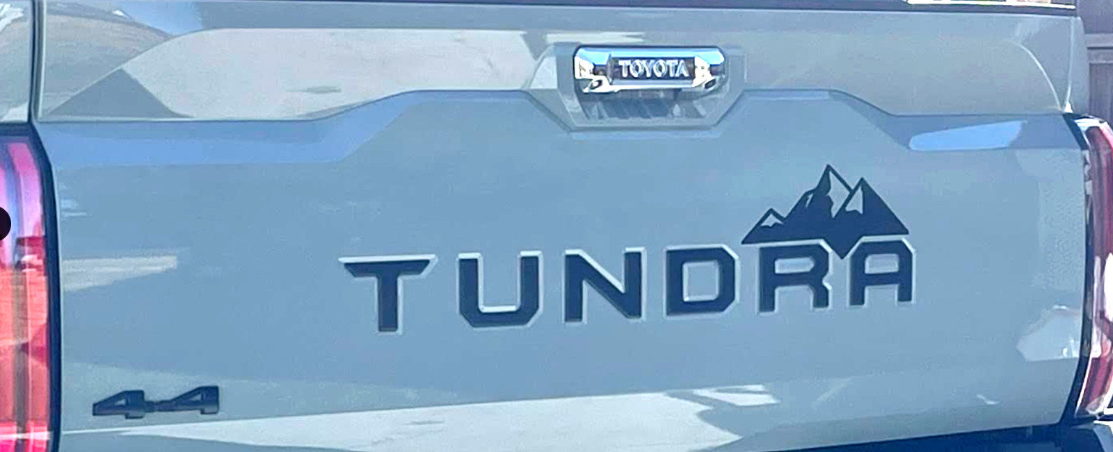 Premium Toyota Tundra Vinyl Mountain Decal for 2022 2023 22 23 3rd gen tailgate