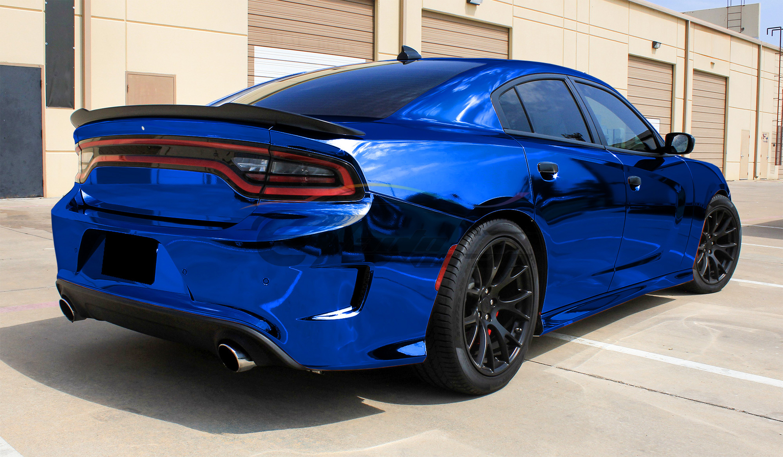 ESSMO PET Super Chrome Stretch Royal Blue Vehicle Vinyl Wrap Decal Sticker Sheet