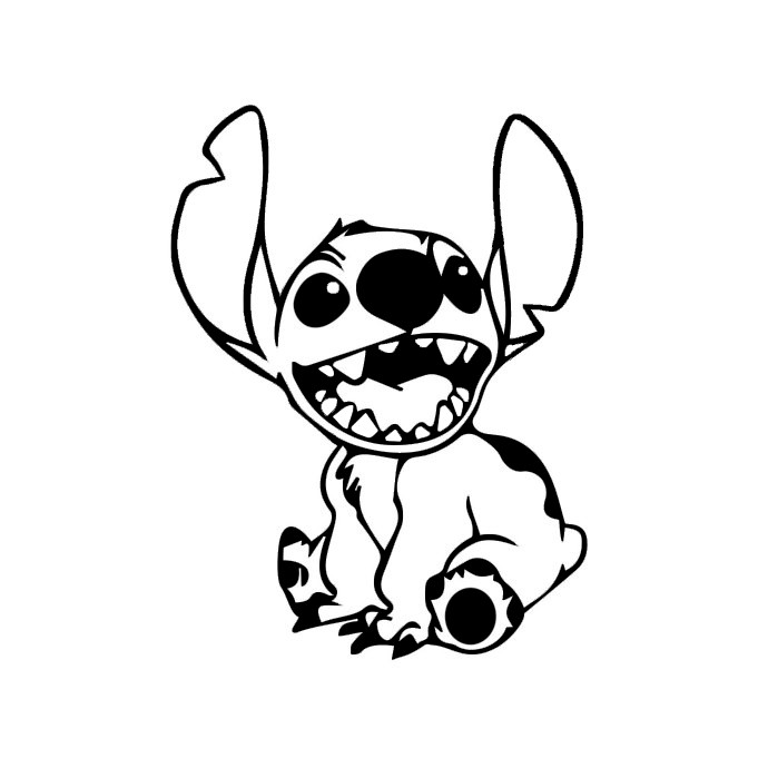Lilo and Stitch Smile – Disney Custom Vinyl Die Cut Decal