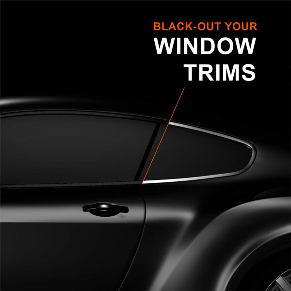 3M Black Vinyl Wrap Series 2080 1080 Multiple Surfaces Car, Boat, Furnitures