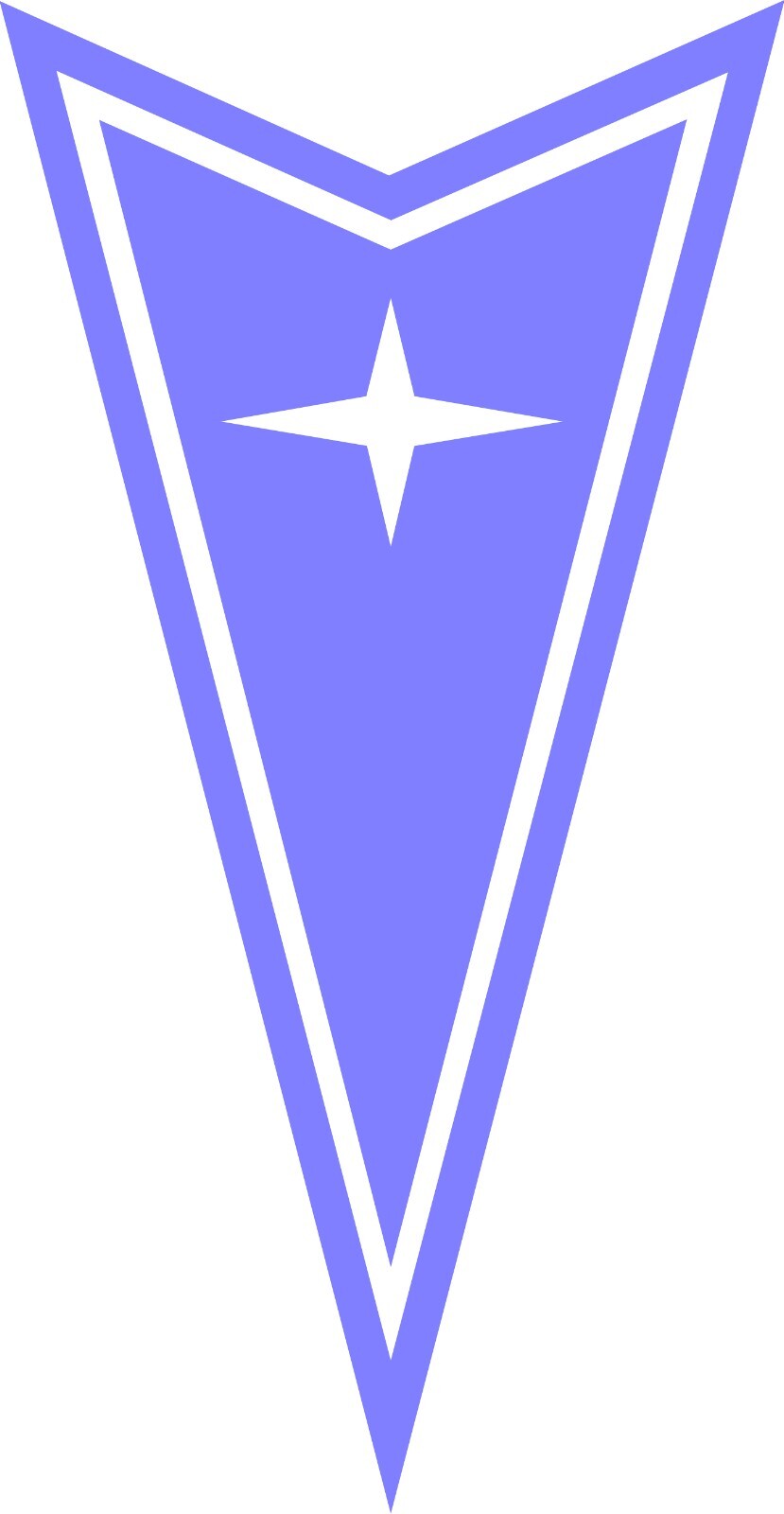 Pontiac Badge Emblem Logo Vinyl Decal Multiple Colors and Sizes