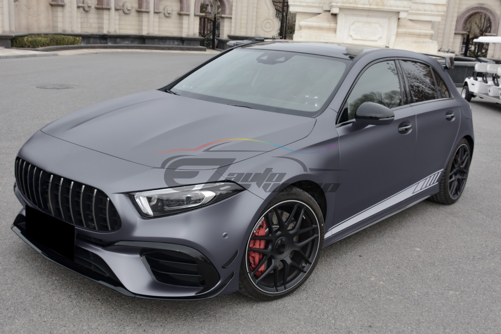Matte Metallic Stellar Gray TPU PPF Paint Protection Film Dry Wet Car Vinyl Wrap