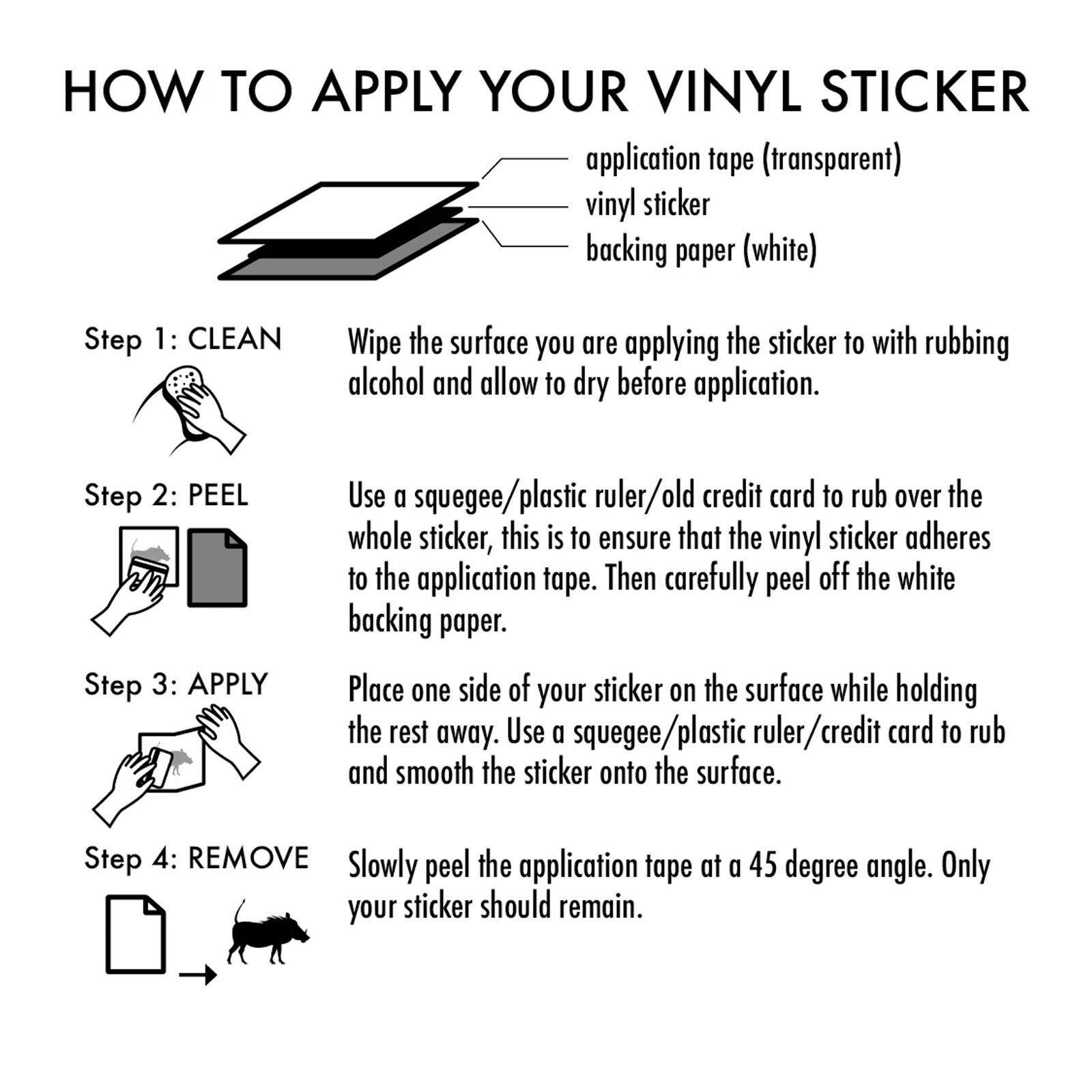 American Flag Plain Peel & Stick Vinyl Decal Sticker Car Vinyl Wrap Film
