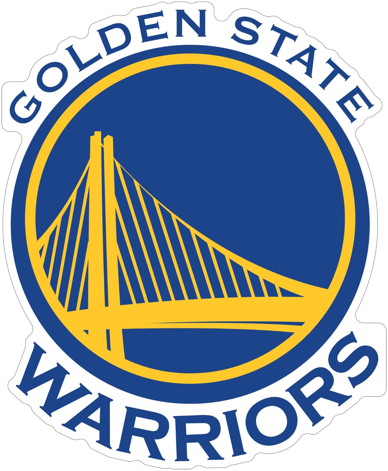 Golden State Warriors Emblem Logo Basketball Sticker Waterproof Vinyl Decal Car