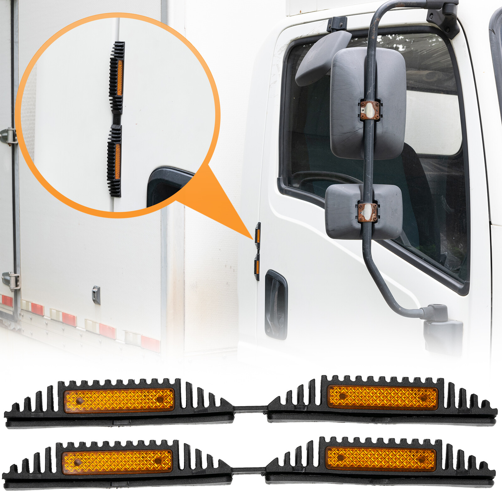 Set 2 Car Door Guards Reflectors Protectors Prevent Scratches Protect Edges.Tool